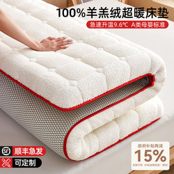 Lamb Velvet Mattress Home Soft Cushion Bedroom Mattress Mattress Winter Thickeneded Warm Milk Velvet Dormitory Student Mattress