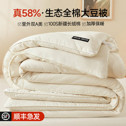 Cotton Class a Soy Fiber Quilt Winter Quilt Thickeneded Spring & Fall Quilt Core Winter Single Warm Quilt Universal for All Seasons 8