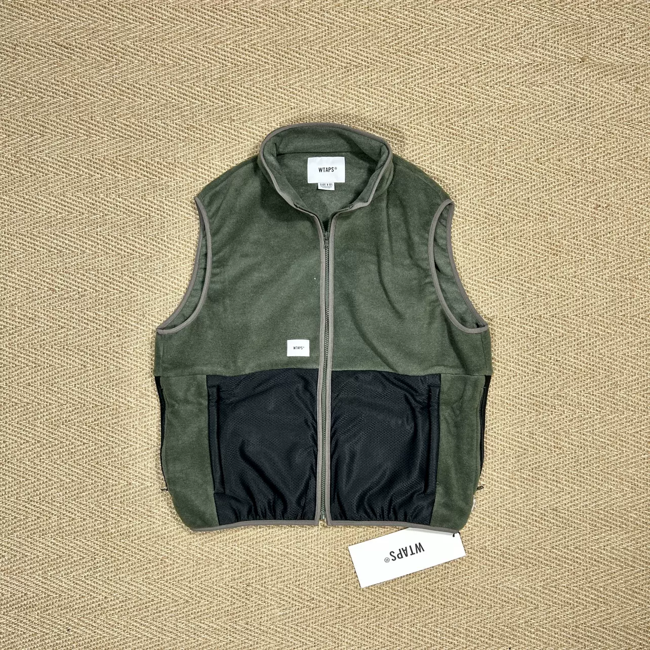 重慶現貨WTAPS DITCH/VEST/COTTON 日產藍染背心針織馬甲22SS
