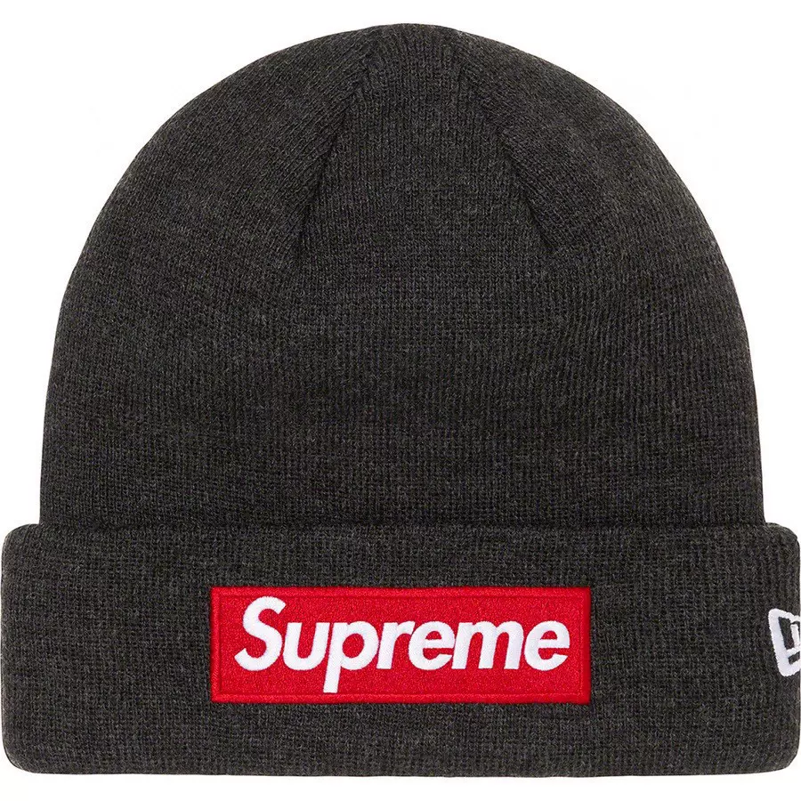 Supreme 21FW Box Logo Beanie SUP冷帽男女情侣户外保暖针织帽-Taobao