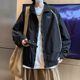2025 new embroidered stand-collar jacket for men and women bf trendy brand autumn and winter loose and handsome American sports baseball jacket