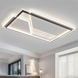 Living Room Lamp Rectangular Light Luxury Simple Modern Main Light 2025 New Ceiling Lamp Whole House Zhongshan Lighting Factory Direct Sale