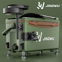 Fishing Box Complete Set 2025 New Model Ultra-Light Fishing Box for Wild Fishing and Platform Fishing, Multifunctional, Can Be Used as a Seat, Fishing Box, Fishing Gear and Equipment