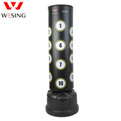 Nine-Day Mountain Standing Punching Bag, Boxing and Martial Arts Home-Use Standing Punching Bag, Adult Fitness Solid Sandbag Equipment