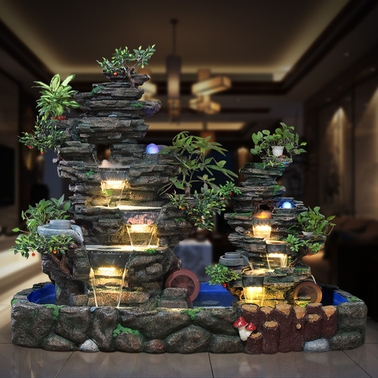 セラミック噴水の装飾品オフィスデスクトップ工芸品リビングルーム水機能加湿器小魚タンクギフト デスクトップファウンテン 3本足ヒキガエル噴水 - 卓上噴水-クラシック樹脂屋内滝  オフィスやホームインテリアのための癒しのサウンド 卓上噴水 屋内でリラックスできる卓上 ... デスクトップ噴水 ホームデコレーション装飾品セラミック流水噴水リビングルームオフィス水機能魚タンク噴水