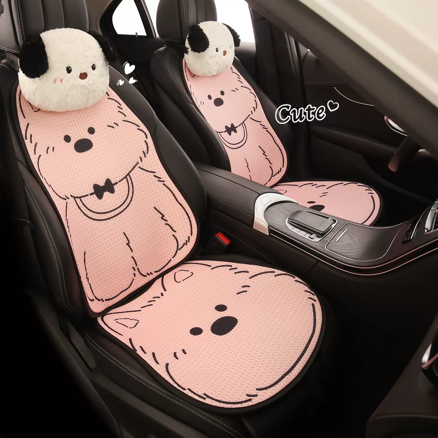 汽车坐垫四季通用新款座垫夏季薄款凉垫座椅套可爱女士高级感座套