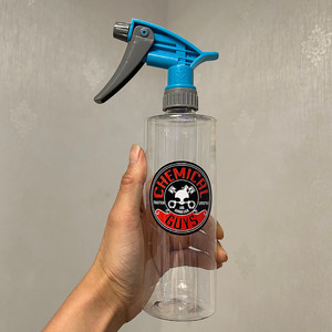 
28-caliber plastic bottle car wash watering can transparent bottle flat shoulder 500ml car film spray bottle plastic spray can