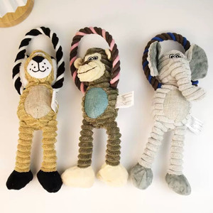 Korean version of pet dogs and cats making sounds and paper plush toys to relieve boredom and simulate teeth grinding interaction