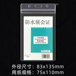 Transparent Waterproof Id Card Holder, Soft Plastic Work Card Holder, Exhibition Id Badge, Student School Card, Factory Brand Access Control Card Holder