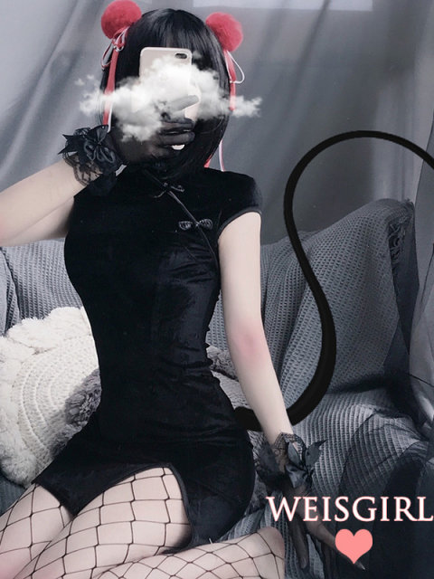 Weisgirl Diablo Girl Sexy Night Store Installation China Retro Wind Bags Glble Cheongsam Uniform Tempting Set
