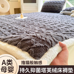 Winter Milk Velvet Mattress Soft Pad for Home Bedroom Bed Mattress 180X200 Dormitory Student Single Bed Sheet
