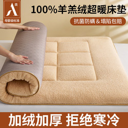 Lamb Wool Mattress Pad for Home Use in Winter, Thickened for Students' Single Dormitory, Milk Velvet Bed Pad, Mattress Pad, Quilt