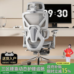 Ergonomic Chair, Home Computer Chair, Comfortable for Long Sitting, Waist-Protecting Gaming Chair, Reclining Office Chair, Backrest Desk Chair