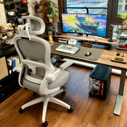 Office Chair 2026 New Model Home Desk Chair Comfortable Long-Sitting Chair Gaming Chair with Backrest Seat Lumbar Support Computer Chair