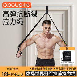 Resistance Band Fitness Equipment for Men, Home Use Stretching Elastic Band, Chest Muscle Training Device, Door-Mounted Shoulder and Back Training Tool