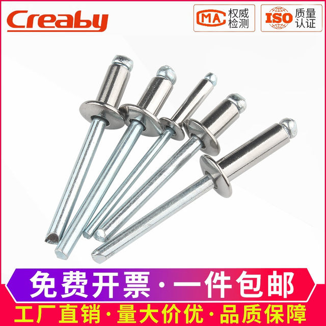 304 stainless steel rivets, core-blown rivets, 5mm decorative nails, round-head rivets, core-blind rivets, rivets, M3/M3.2/M4