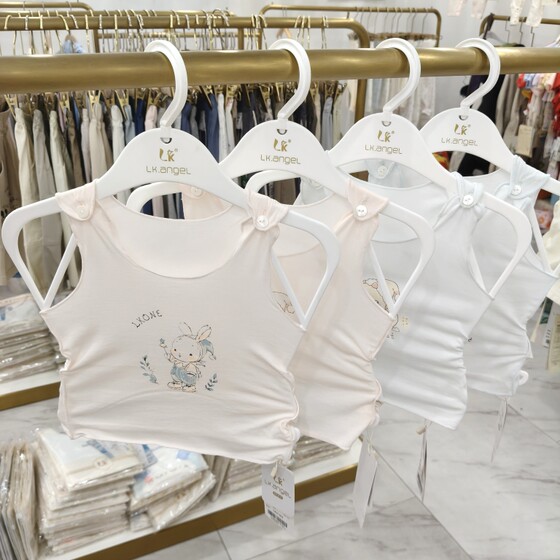 
Baby vest summer thin modal cotton baby bottoming belly vest small sleeveless vest for boys and girls newborn