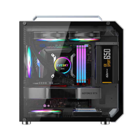 Sandwich Case Diy Itx Pc Case SOEYi U320 Mini Portable M-ATX/ITX