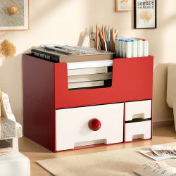 Drawer-Type Desktop Storage Box, Office Workstation Organization Tool, Desk Stationery Storage Rack, Cosmetics Storage Cabinet