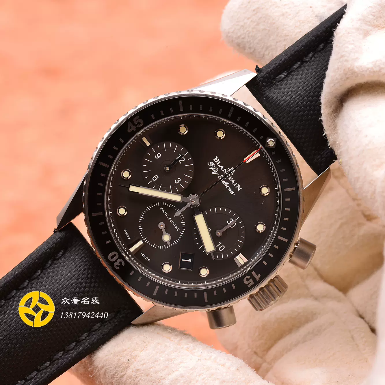 众奢全新宝珀五十噚精钢机械男表5200-1110-B52A/NABA/70B/71S