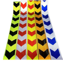 Truck Reflective Stickers Bumper Anti-Collision Warning Strips Arrow Guide Reflective Strips Excavator Body Stickers Reflective Tape