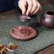 [Chang Tao] Yixing đất sét màu tím nồi handmade hộ gia đình nhỏ khay trà trà đạo phụ kiện đất sét màu tím sen đứng nồi với bong bóng khô Phụ kiện bàn trà