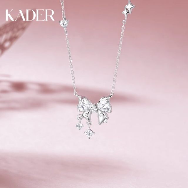 Cardiro Heart-Sweet Dream Necklace for Women S925 Sterling Silver Light Luxury Niche Design Sense Collarbone Birthday Gift for Girlfriend