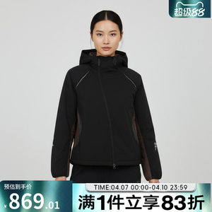 
adidas Adidas women's FOS sports casual hooded cotton jacket KV4862