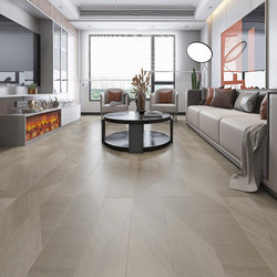 Personalized Geometric Scandinavian Style Gray Wood Grain Mosaic Reinforced Composite Wooden Floor Household Environmentally Friendly Wear-Resistant Waterproof Floor Heating