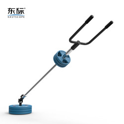 Dongji Squat Double Shoulder Barbell Bar Handle Rowing Lift Back Explosive Core Training Barrel Stand