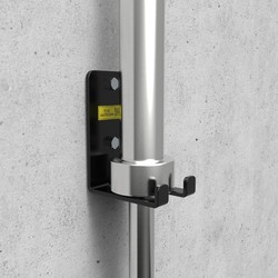 Dongji Hanging Austrian Rod Rack Wall Installation Barbell Rod Hanger Wall Hanging Hard Rod Storage Rack Fitness Equipment Accessories