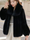 Eco-friendly fur coat for women winter 2024 new mink fur all-in-one short plush mink velvet young style