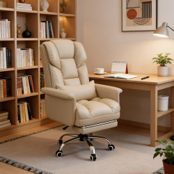 Computer Chair, Comfortable for Long Sitting, Office Chair, Home Bedroom Study Desk Chair, Study Chair with Adjustable Backrest, Swivel Chair