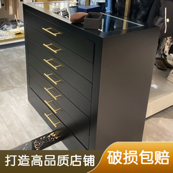 Simple Cloakroom Drawer Storage Cabinet Jewelry Cabinet Plaid Home Clothing Store Drawer Cabinet Bedroom Wall Cabinet Island Cabinet