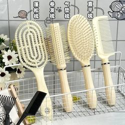 Fluffy Air Cushion Comb Long Hair Comb Set Combination Air Bag Straight Hair Comb Student Dormitory Female Home Use Curly Hair Massage Comb