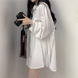 Plus-Size Women's Shirt with Unique Design, Niche Style, 2026 Spring/Summer Hong Kong Style, Loose-Fitting Sun-Protective Jacket, Thin Shirt Top