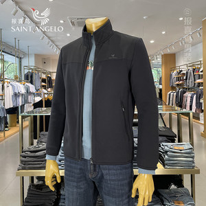 
Announcement Bird Henry Grand Autumn and Winter Warm Fleece Clothes Black Underwear Jacket Men's Stand Collar Casual Jacket