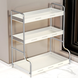 Kitchen Spice Storage Rack Countertop Multi-Functional Household Seasoning Rack Salt Seasoning Box Jar Multi-Layer Storage Shelf