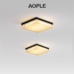 Italian Minimalist Square Cloakroom Balcony Ceiling Light New Light Luxury High-End Simple Hallway Corridor Entrance Light