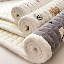 Milk Velvet Mattress Pad, Soft Cushion for Home Use, Thickened for Dormitory Students, Single Bed Pad, Winter Bed Blanket, Mattress