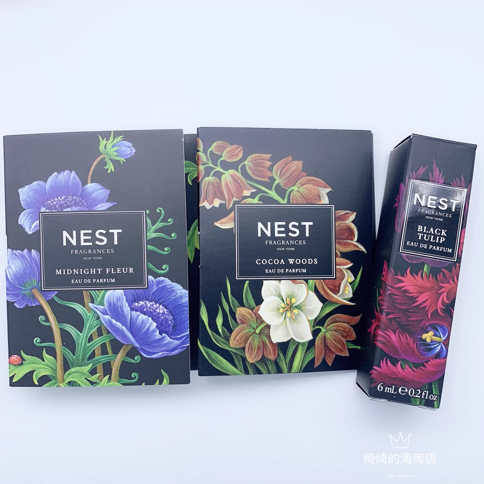 Nest Indigo 耀阳木槿/黑色郁金香香水EDP1.5ml试管塞尔维亚柑橘-Taobao