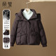 Fashionable Mom Winter Short Hooded Down Jacket 2025 New Style Middle-aged Women Middle-aged and Old Fashioned Warm Thick Jacket