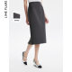 Rhine Fleir retro long skirt early autumn new high-end suit skirt commuting temperament unique
