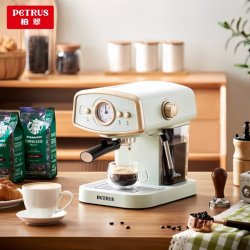 Bai Cui Coffee Machine, Office Simple Italian-Style Semi-Automatic Mini Grinder, Home Grinding All-In-One Machine