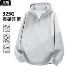 Half-Zip Sweatshirt for Men 2025 New Cleanfit American Style Hoodie Autumn Heavy Casual Jacket for Men
