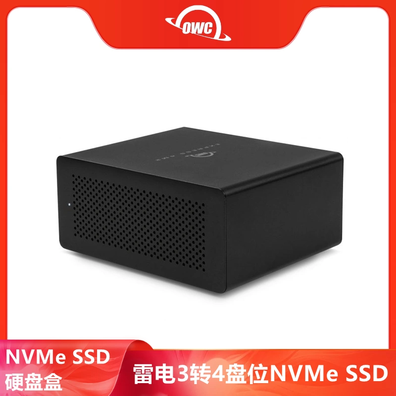 OWC EXPRESS 4M2雷電3接口4盤位NVMe SSD硬碟盒磁盤陣列箱櫃RAID5-Taobao