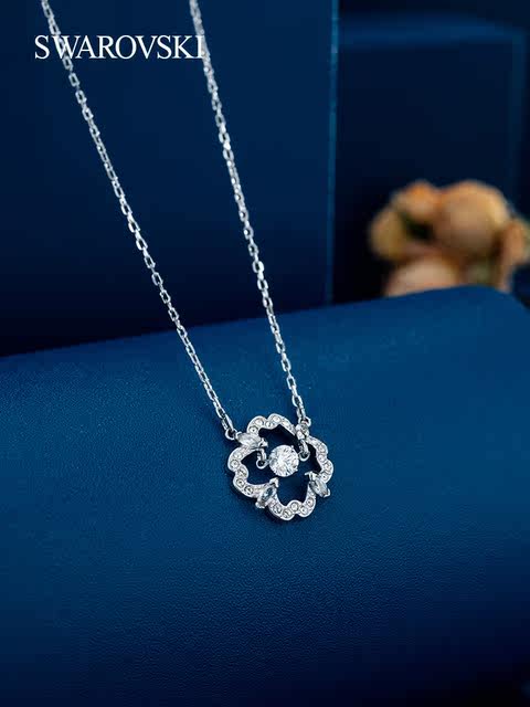 Swarovski/Swarovski's beating heart chain female crystal collarbone chain 5392759/5408437
