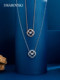 Swarovski/Swarovski's beating heart chain female crystal collarbone chain 5392759/5408437
