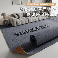 Living Room Carpet 2026 New Model, Washable, Wipeable, Water-Absorbent, Non-Slip Floor Mat, Light Luxury, High-End Feel, Soundproof, Shock-Absorbing, Full Coverage Mat
