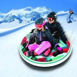 Inflatable Ski Sled for Adults and Children, Ski Ring, Snowboard Sled, Grass Sled, Thickened